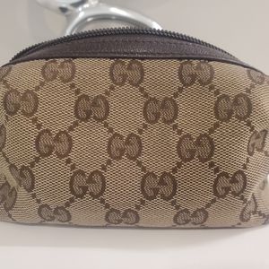 Authentic Gucci monogram cosmetic case